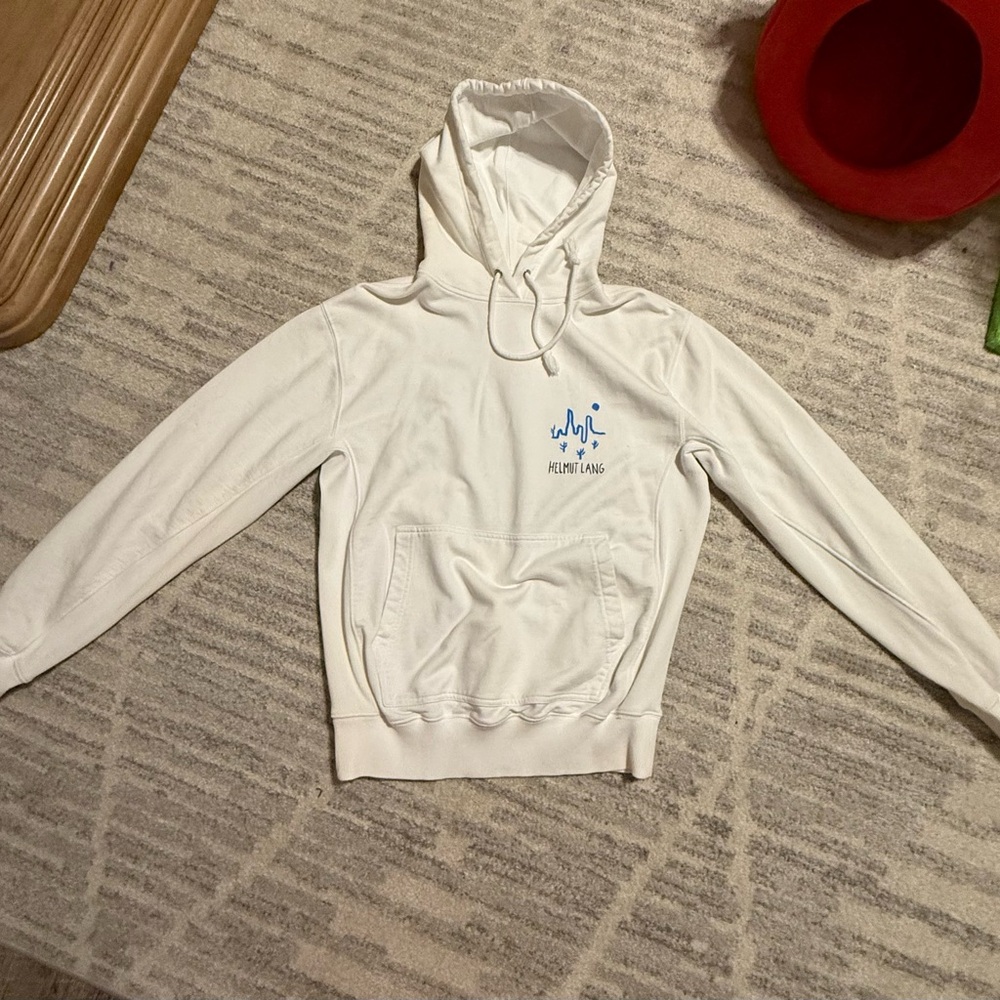 Helmut Lang Cream Hoodie